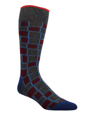DION Grey Block Socks