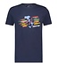 Navy Fred D'Italia T-Shirt