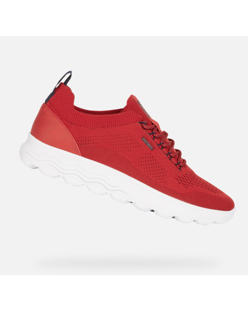 GEOX Red Knitted Sneakers