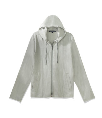 Light gray store windbreaker