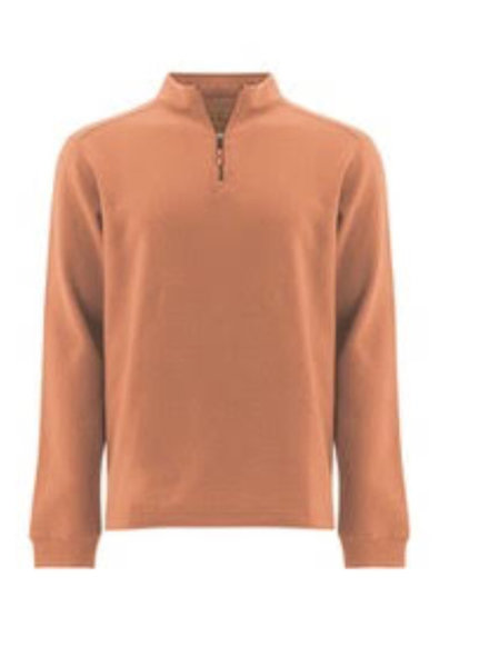 OLD RANCH Orange 1/4 Zip Sweatshirt