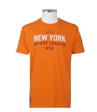 ELLIS RUGBY Orange NYCRL T-Shirt