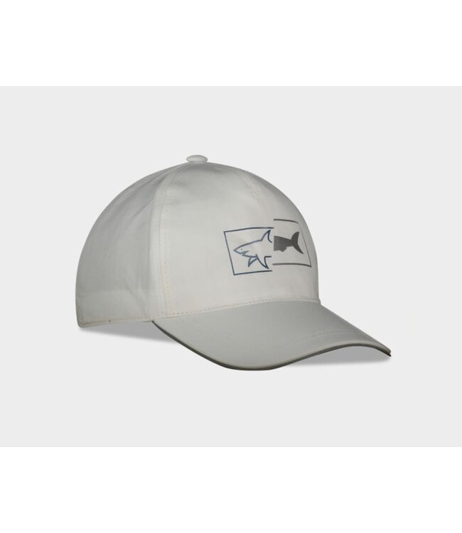 White Logoed Baseball Cap