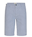 BRUUN & STENGADE Slim Fit Blue/White Striped Shorts