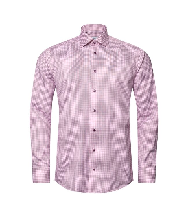 Modern Fit Mauve Check Shirt