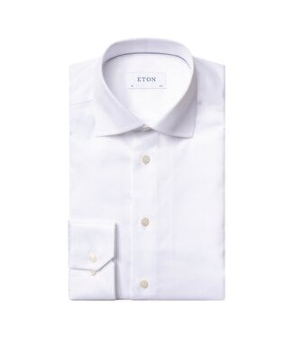 ETON Modern Fit White Twill Shirt