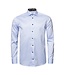 Slim Fit Blue with Navy Buttons Shirt