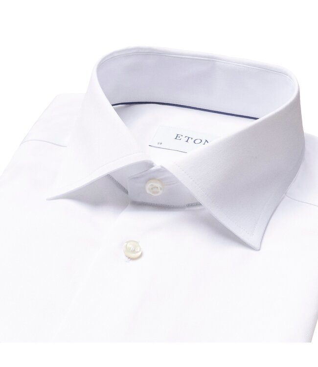 Slim Fit White Twill Shirt