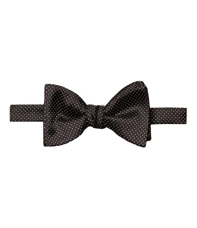 Black Polka Dot Bow Tie