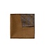 ETON Tan Reversible Wool Pocket Square