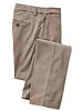JOHNSTON & MURPHY Classic Fit Taupe Casual Pant