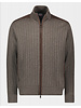 PAUL & SHARK Brown Wool & Cashmere Full Zip