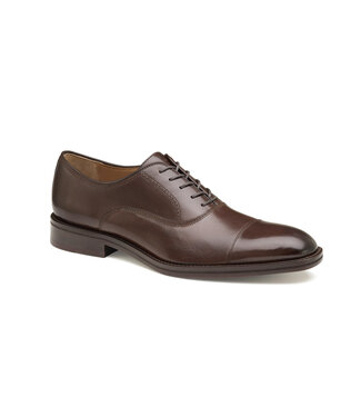 JOHNSTON & MURPHY Mahogany Meade Cap Toe Shoes