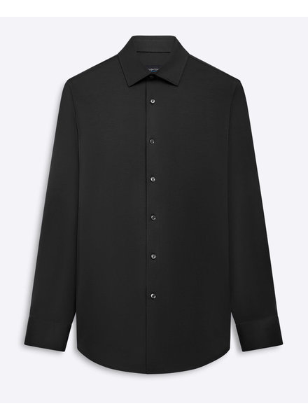 BUGATCHI Modern Fit Solid Black Shirt