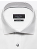 BUGATCHI Modern Fit Tonal White Shirt