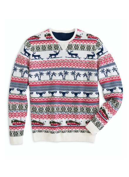 JOHNNIE O Fun Ol'Fashioned Family Christmas Sweater