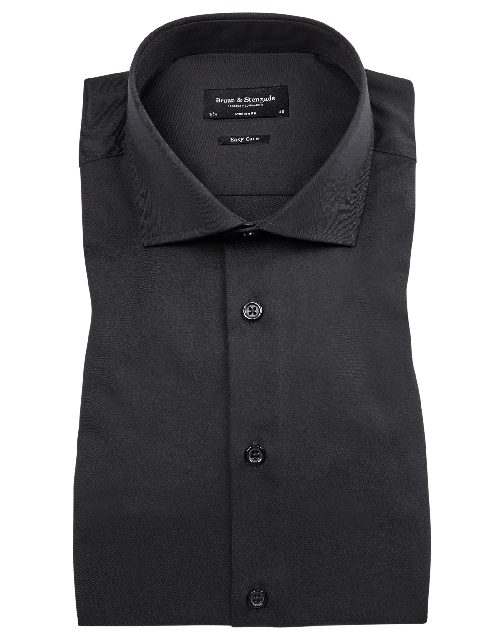 Modern Fit Black Shirt - Benjamin's Menswear