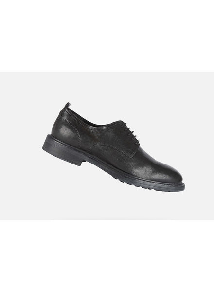 GEOX Black Leather Casual Shoes