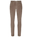 BRUUN & STENGADE Slim Fit Beige Flat Front Cords