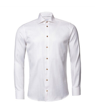 Modern Fit Blue Stripe Oxford Shirt - Benjamin's Menswear