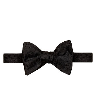 ETON Black Floral  Bow Tie
