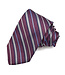 DION Burgundy Striped Tie