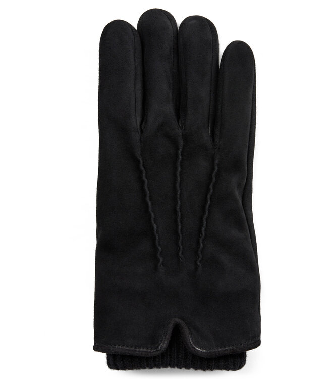 Black Suede Sheep Skin Gloves
