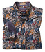 JOHNSTON & MURPHY Classic Fit Navy Printed Shirt