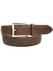 BENCHCRAFT Brown Braid Embossed Belt