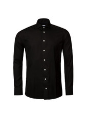 ETON Modern Fit Black Wool Shirt