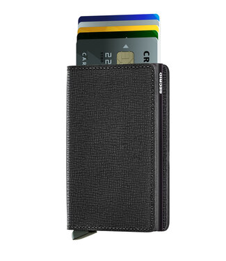 SECRID Crisple Black Slimwallet