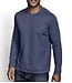 JOHNSTON & MURPHY Blue/Grey Reversible Crew Neck T-Shirt