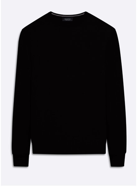BUGATCHI Black Crew Neck Sweater