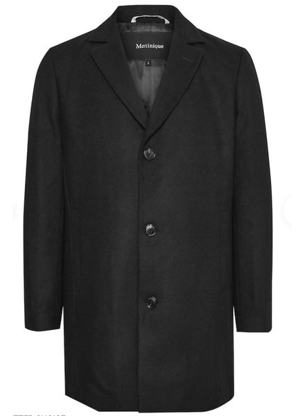 MATINIQUE Black Overcoat