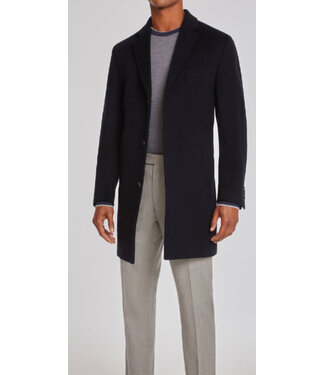JACK VICTOR Navy Overcoat