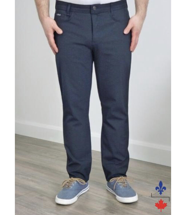 Modern Fit Navy 5 Pocket Pants