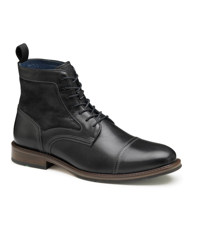 Black XC Flex Raleigh Cap Toe Boots