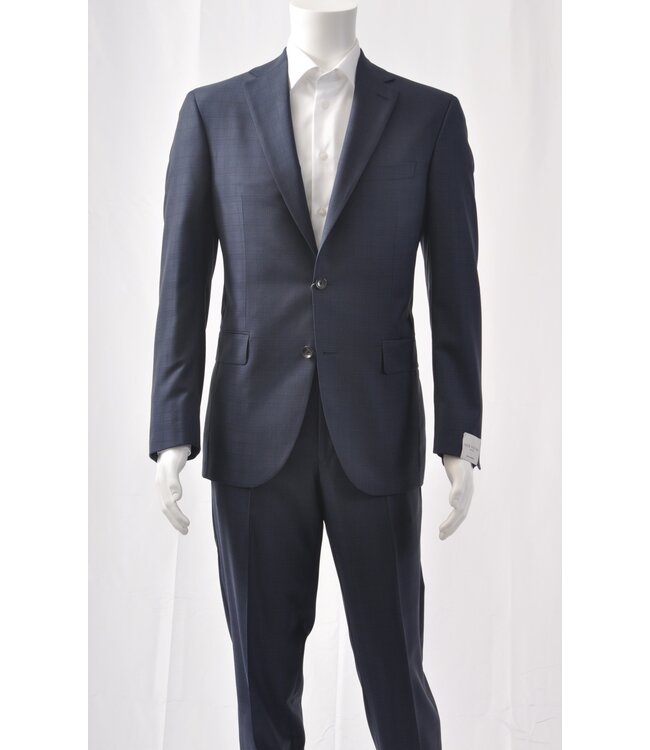 Modern Fit Blue Glen Check Suit - Benjamin's Menswear