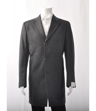JACK VICTOR Charcoal Overcoat