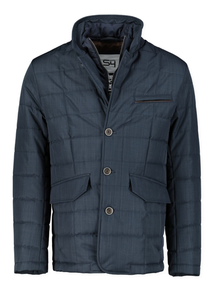 S4 Navy Quilted Jacket