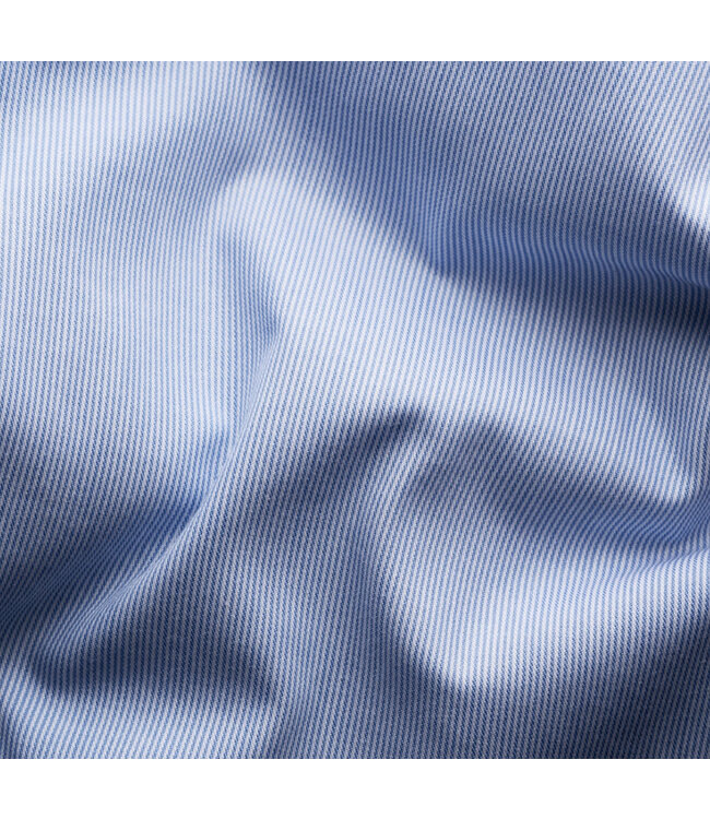 Slim Fit Blue Tight Striped Shirt