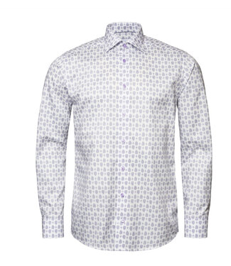 Modern Fit Blue Paisley Shirt - Benjamin's Menswear