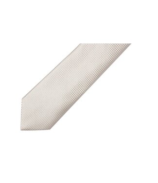 7 DOWNIE White Silk Tie