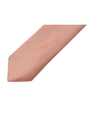 7 DOWNIE Coral Silk Tie