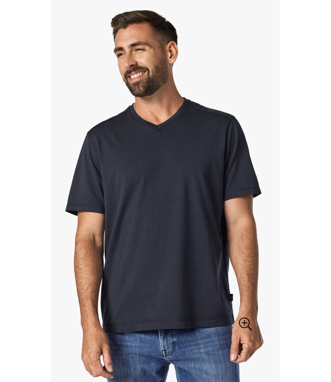 Navy V Neck T-Shirt