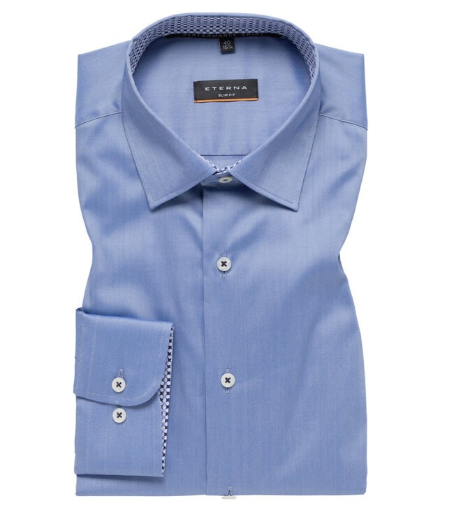 Slim Fit Blue Shirt