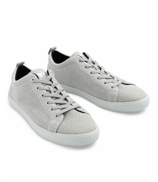 JOHNNIE-O White Techknit  Lace Up Sneakers