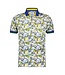 A FISH NAMED FRED White Soccer Map Polo Shirt