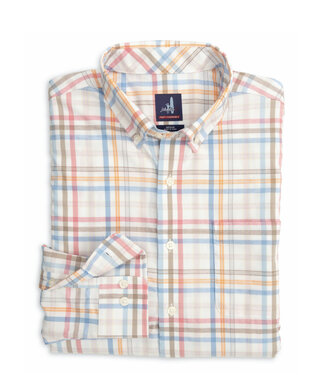 JOHNNIE-O Classic Fit White Towers Shirt