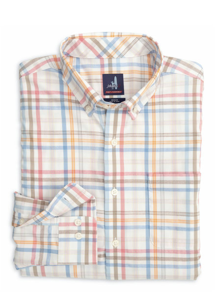JOHNNIE O Classic Fit White Towers Shirt
